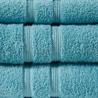 Aegean Aqua Turkish Cotton 6-Piece Towel Set
