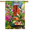 Briarwood Lane Spring House Flag 40x28 For Outdoor Hummingbird Feeder For Spring House Flag - 2 of 4
