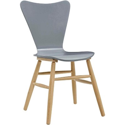Gray Bentwood and Beechwood Side Chair Set