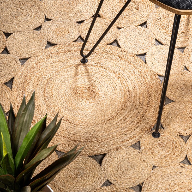 Cassia Round Area Rug - JONATHAN Y, 4 of 7