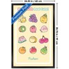 Trends International Pusheen: Fruits - Cute Fruit Grid Framed Wall Poster Prints - 3 of 4