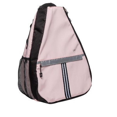 Glove It Tennis Backpack for Women, Lightweight Ladies Tennis Bag & Sling Backpack for 2 Racquets, Balls, Water Bottle - Fore Ever Pink