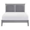 Queen Size Platform Bed with Upholstered Headboard for Bedroom - 2 of 4