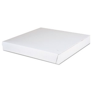 SCT Lock-Corner Pizza Boxes, 14 x 14 x 1.88, White, Paper, 100/Carton - 1 of 1