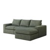 99" Corduroy Cloud Modular L-Shaped Sectional Sofa with Chaise - 3 of 4