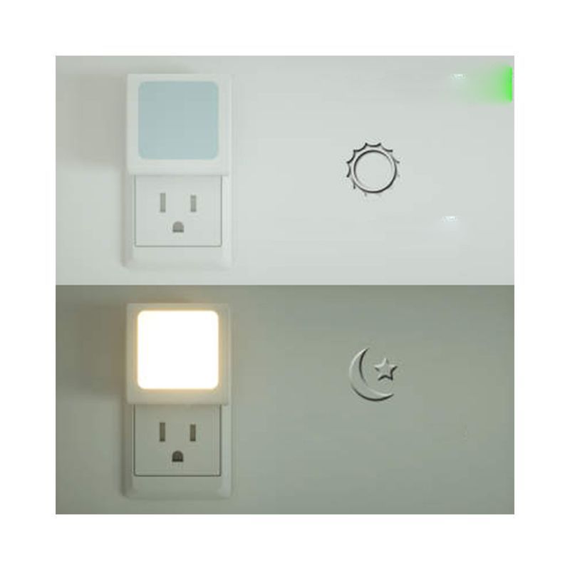 Link Dimmable Night Light With Auto On/Off Sensor Plug In Warm Light Energy Saving Slim Design, 2 of 7