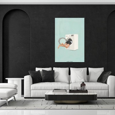 iCanvas Looking For My Socks by Giselle Dekel Canvas Print Wall Art