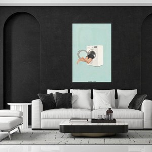 iCanvas Looking For My Socks by Giselle Dekel Canvas Print Wall Art - 1 of 3