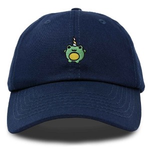 Dalix Froggy Unicorn Embroidered Cotton Dad Hat Baseball Cap Adjustable Mens Womens - 1 of 4