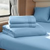 Nestl RV Queen Sheets, Super Soft 4PC Microfiber Sheet Set for Camper, Short Queen Sheets - 2 of 4