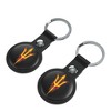 NCAA Big 12 Universities Insignia Black Airtag Holder 2-Pack - 2 of 4