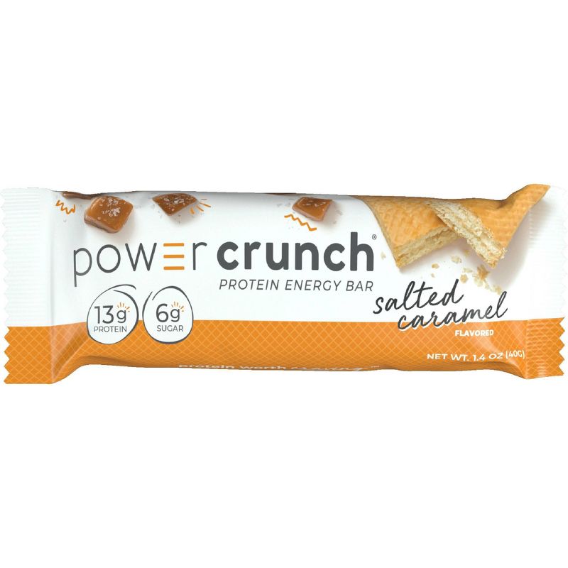 Power Crunch Salted Caramel Wafer Protein Energy Bar - 5pk, 3 of 8