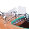Chris Craft Triple Cockpit Model Ship 8.5" H – Handcrafted Mahogany By Old Modern Handicrafts - 2 of 4