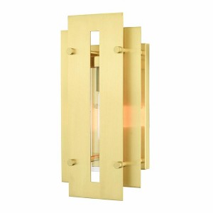Livex Lighting Utrecht 1 - Light Wall Light in  Satin Brass - 1 of 2