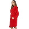 Just Love Womens Plush Solid Robe | Ladies Hooded Bathrobe - 2 of 3