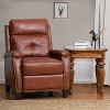 Florina Modern Upholstery Genuine Leather Recliner with Nailhead Trim for Living Room and Bedroom  | ARTFUL LIVING DESIGN - 2 of 4