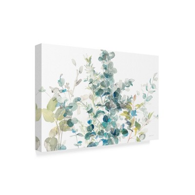 "Eucalyptus I White Crop" Outdoor Canvas