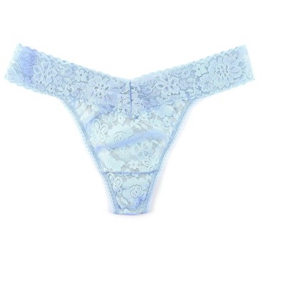 Hanky Panky Women's Daily Lace Original Rise Thong - One Size - Fresh Air  Blue : Target