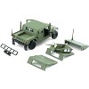 HUMVEE 4-CT Military Vehicle Olive Green with Alternative Tops 1/64 Diecast Model Car by BM Creations - 3 of 4