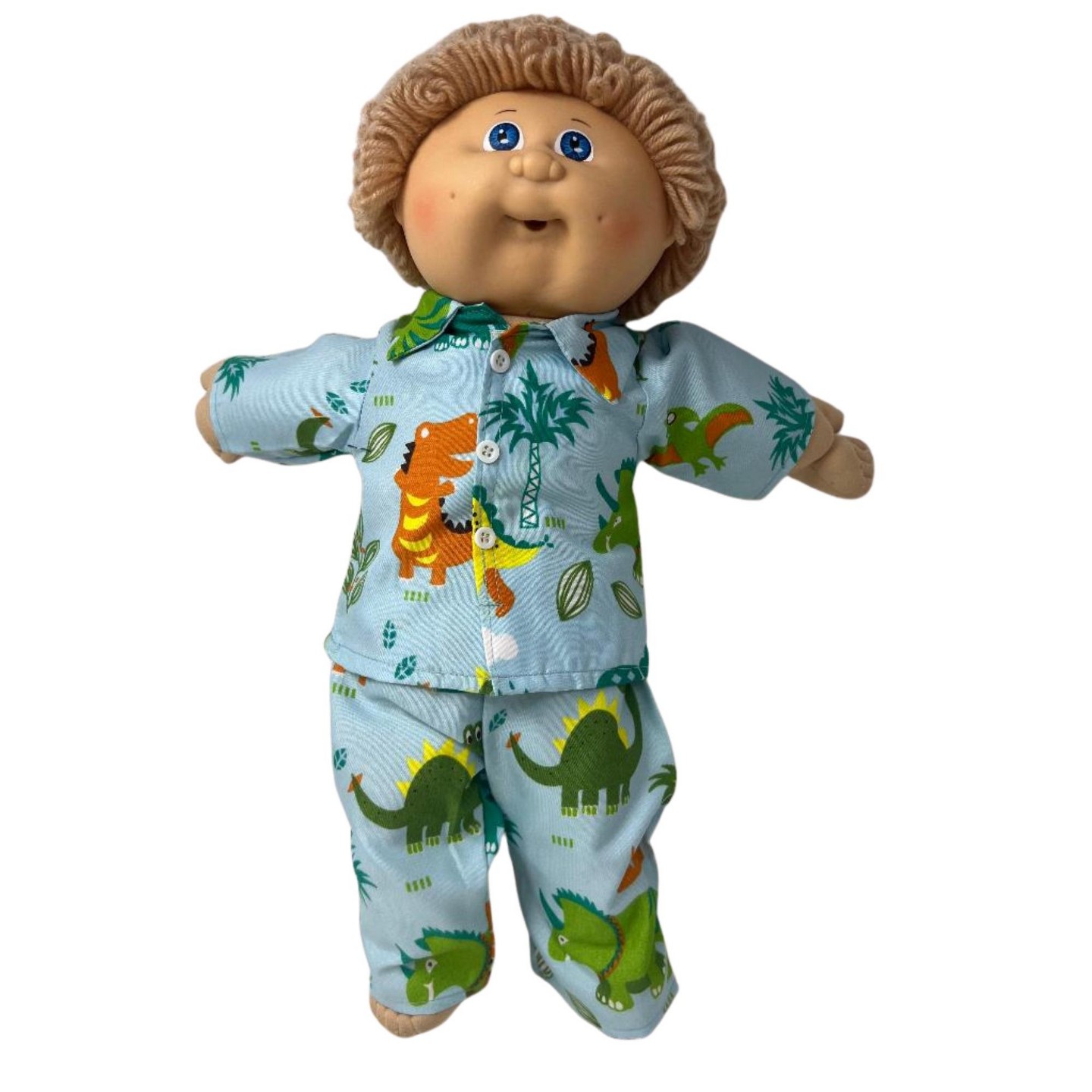Детские пижамы Doll Clothes Superstore Dinosaur Pajamas for 15 Inch Cabbage Patch Kid Dolls – Boy or Girl Doll Clothes — фото 2