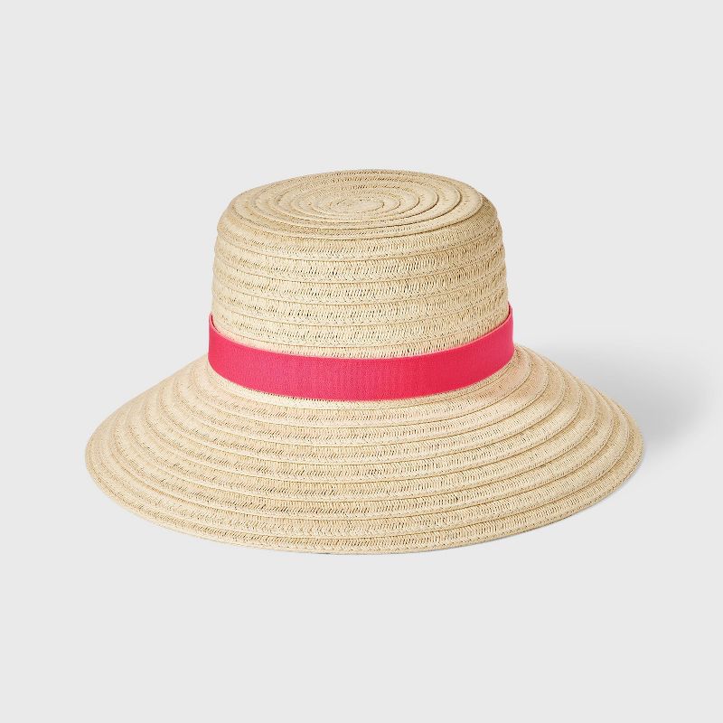 Packable Down Brim Straw Hat - A New Day™, 1 of 6