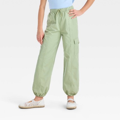 Girls' Twill Cargo Jogger Pants - Cat & Jack™