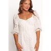 Petal and Pup Solenne Mini Dress - Ivory Floral - 4 of 4