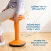 ECR4Kids Sitwell Wobble Stool with Cushion, Adjustable Height, 1 - 4 of 4