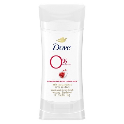 Dove Beauty 0% Aluminum Pomegranate &#38; Lemon Verbena Women&#39;s Deodorant Stick - 2.6oz