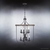 Urban Ambiance Luxury French Rustic Chandelier,  33.75"H x 21"W,  Charcoal Finish, UHP3451 - 3 of 4