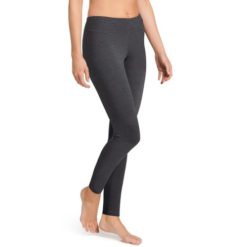 Jockey Women's Cotton Stretch Ankle Legging 2x Charcoal Grey Heather :  Target