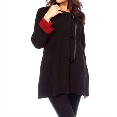 Women's Asymmetrical Toggle Jacket - ANGEL