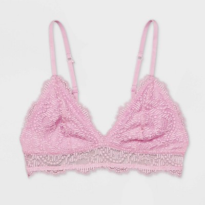 pink triangle bralette