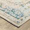 Oriental Weavers Naples 1221X Grey /Teal Indoor /Outdoor Area Rug - 5'3" x 7'6" - 2 of 4