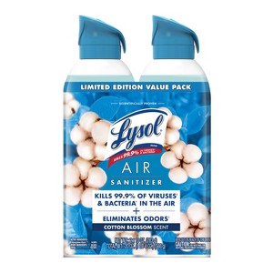 Lysol Air Sanitizing Spray - Cotton Blossom - 10oz/2pk - 1 of 4