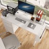 Office desk with power outlet,3 drawers - 3 of 4