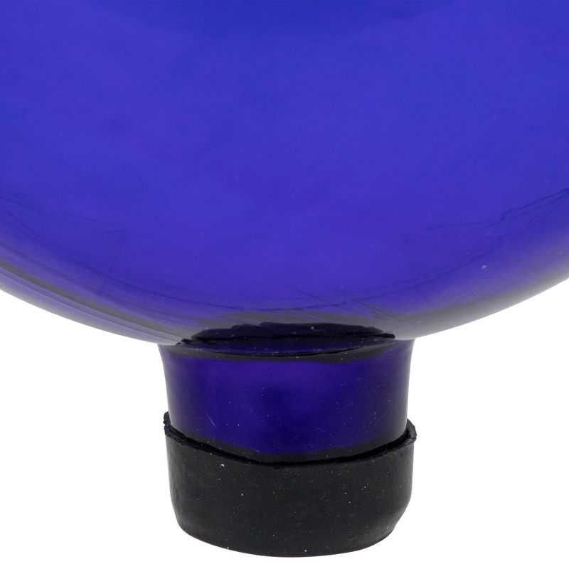 Northlight Mirrored Glass Outdoor Garden Gazing Ball - 10" - Blue, 5 of 6