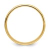 Black Bow Jewelry 6mm 14K White or Yellow Gold Heavy Brushed Grooved Comfort Fit Band - 2 of 4