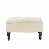 NicBex Modern 28.5" Rectangle Ottomans Wood Footstools with Button Tufted and Turned Legs for Bedroom and Living Room - 3 of 4