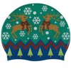 Sporti Limited Edition Granny Sweater Reindeers Silicone Swim Cap - 3 of 3