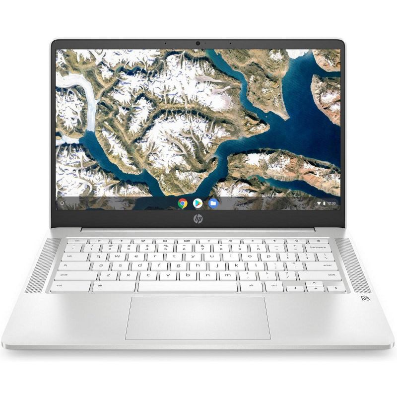 HP Chromebook 14” Full HD Laptop, Intel Celeron N4020, 4GB RAM, 32GB eMMC, Chrome OS, 1 of 6