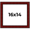 PosterPalooza | Weathered Red Picture Frame - UV Acrylic, Backing Board, Hanging Hardware Included - 2 of 4