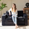 MAXYOYO Convertible Sofa Bed, Pull Out Loveseat Sleeper Sofa, 2 in 1 Folding Couch Bed - 3 of 4