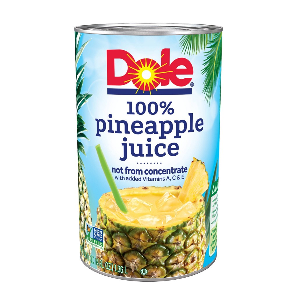 100% PINEAPPLE JUICE 46 fl oz 6 Case 