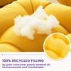 Patio Chair Cushion for Adirondack, High Back Tufted Rocking Chair Cushion, Outdoor Seat Cushion 48"x21"x4" inch,1Count - 3 of 4