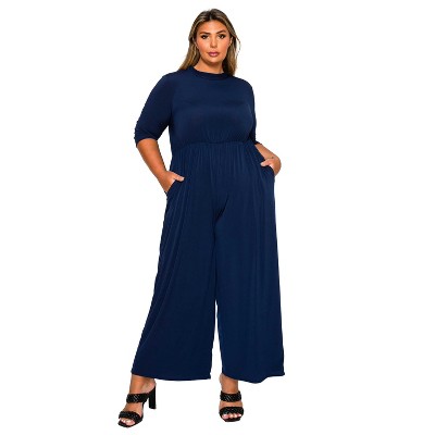 L I V D Women's Summer Wide Leg Pocket Jumpsuit