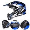 AHR H-VEN12/ H-VEN20 Offroad Full Face Motorcycle Helmet Motocross Dirt ATV DOT S/M/L/XL/XXL - 3 of 4