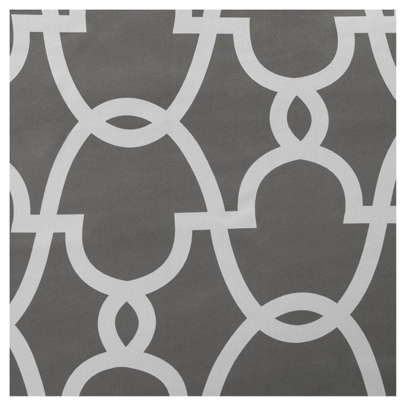2pk 52&#34;x63&#34; Room Darkening Gates Sateen Woven Curtain Panels Black Pearl - Exclusive Home: Thermal Insulated, Geometric Pattern, Grommet Top, 4 of 8