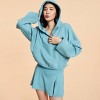 Blogilates Women's Marshmallow Half Zip Hooded Sweatshirt - image 3 of 4