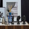 Aoibox 3 Pcs Thinker Statue, Silence is Gold Abstract Art Figurine, No Hear No See No Speak Modern Home Resin Sculptures Decorative Objects - 3 of 4